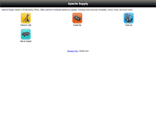 Tablet Screenshot of apachesupply.com